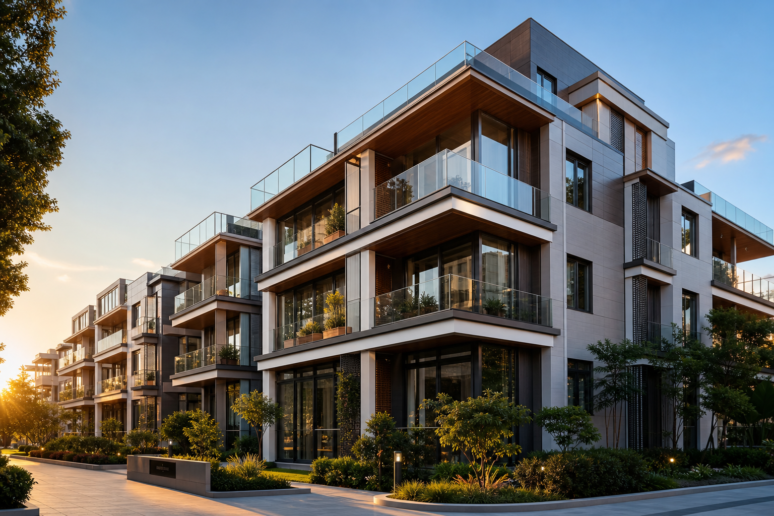 Modern rental property
